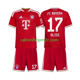 Bayern Monaco Michael Olise 17 Bambino Maglia Prima 2026/2027 Manica Corta
